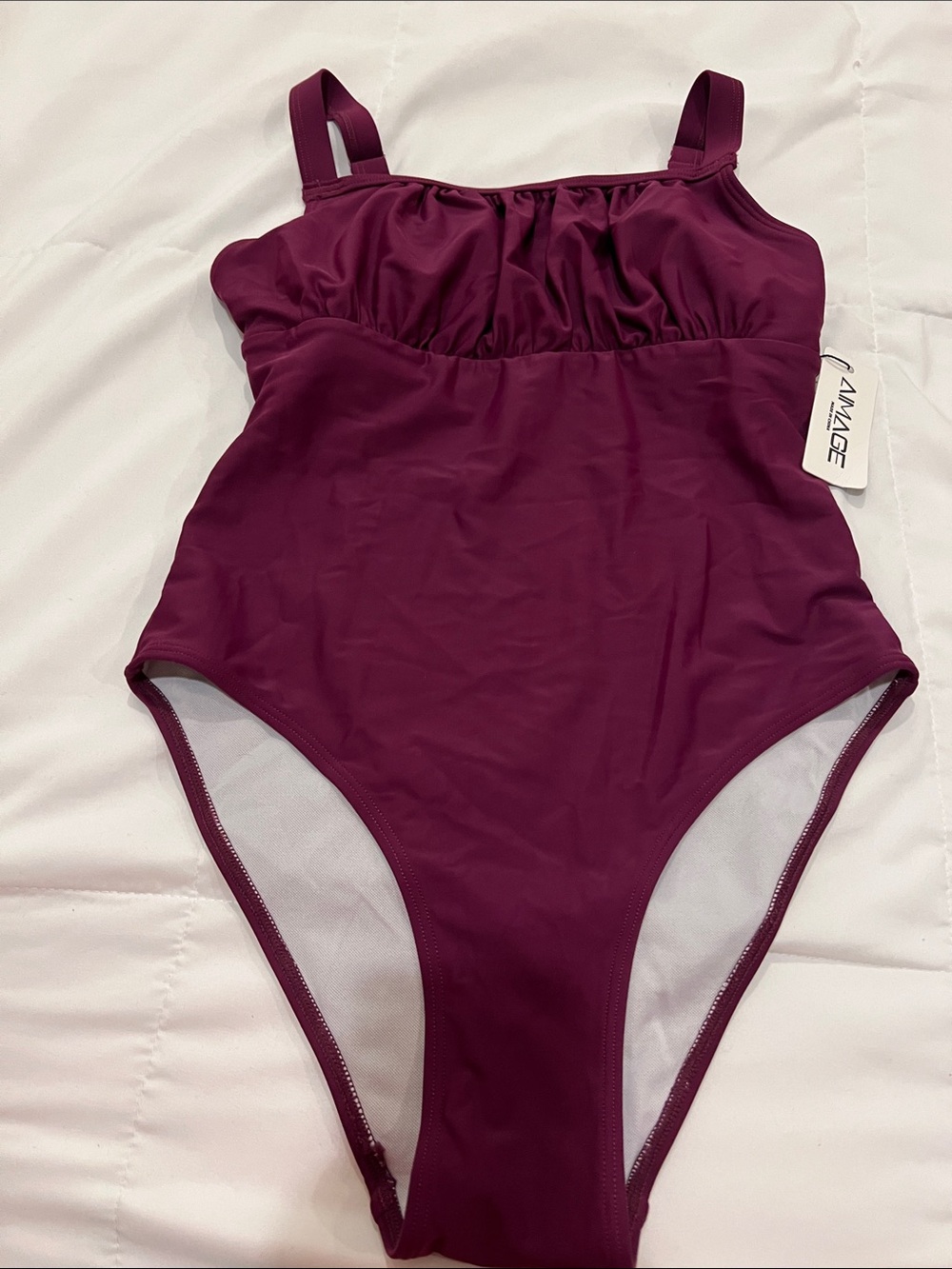 Lamaze Women's One-Piece Swimsuit in Plum